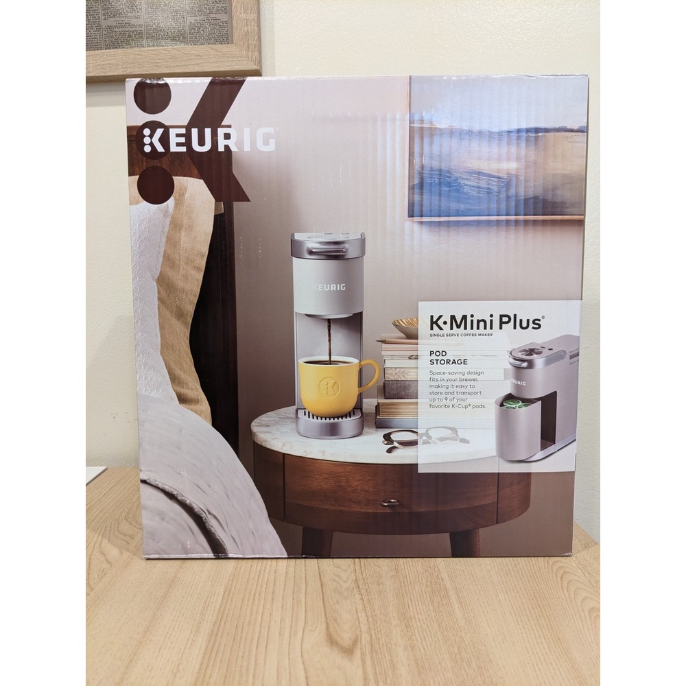 Keurig K-Mini Plus Single Serve K-Cup Pod Coffee Maker‎ Gray NEW SEALED - Picture 3 of 6